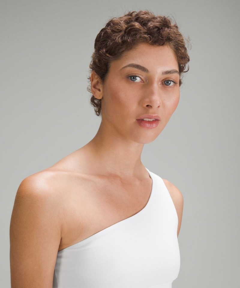 Lululemon Align™ Asymmetrical Bra Light Support, A/B Cup Sport BH Dam Vita Sverige | SRFQPX752