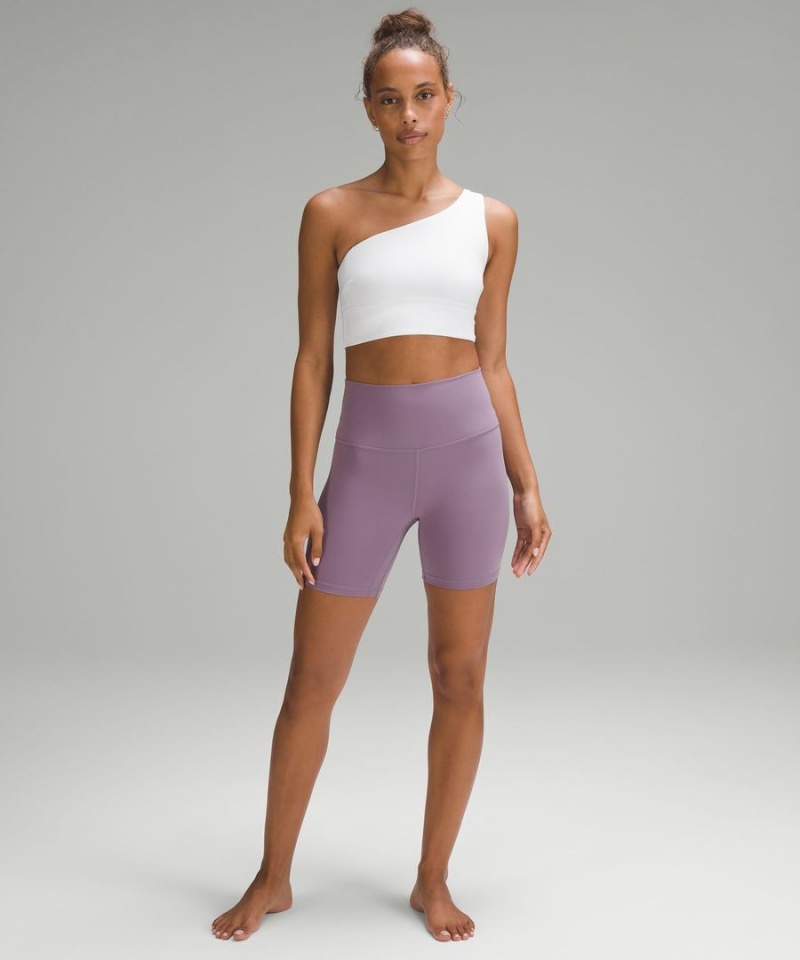 Lululemon Align™ Asymmetrical Bra Light Support, C/D Cup Sport BH Dam Vita Sverige | JEYHCF407