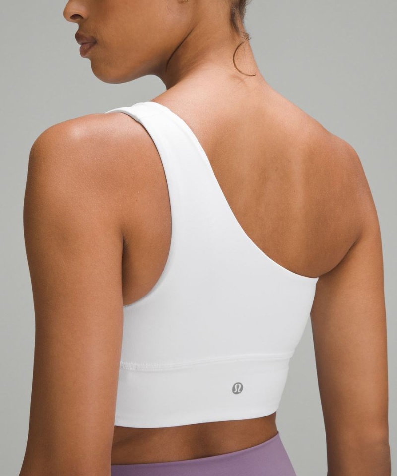 Lululemon Align™ Asymmetrical Bra Light Support, C/D Cup Sport BH Dam Vita Sverige | JEYHCF407
