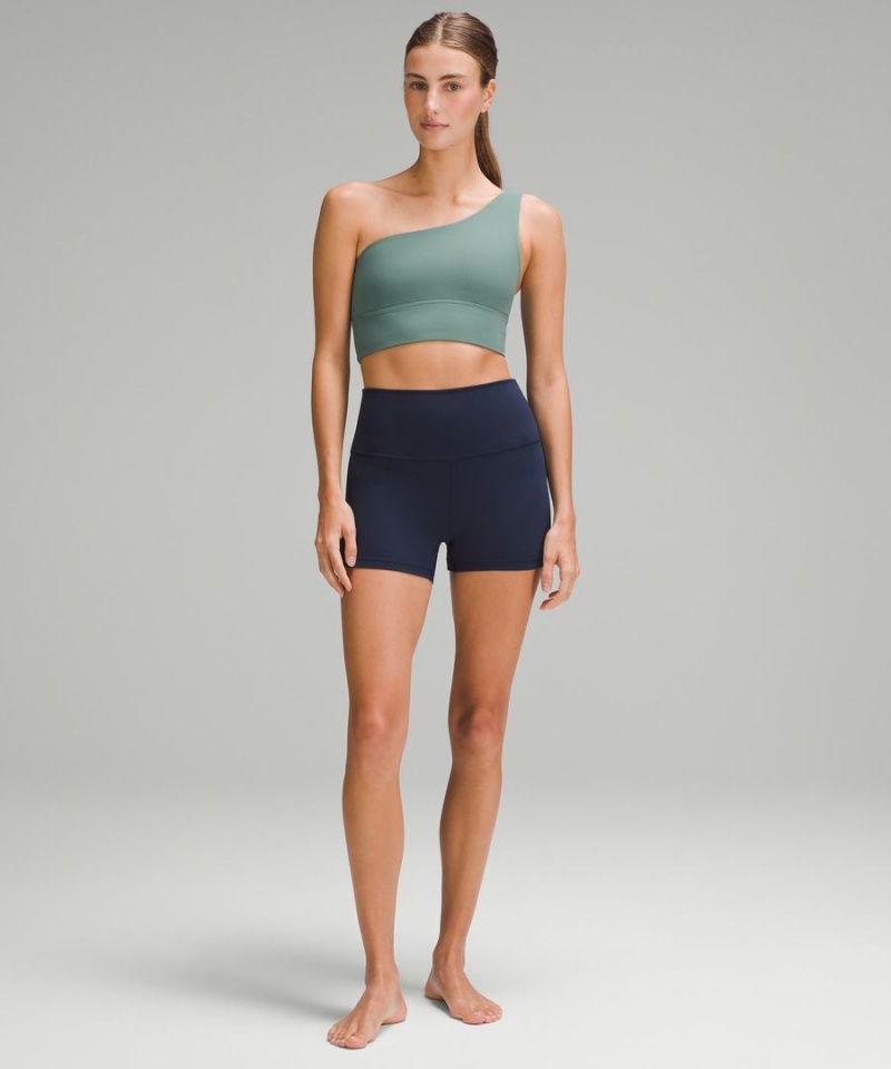 Lululemon Align™ Asymmetrical Bra Light Support, A/B Cup Sport BH Dam Mörkgröna Sverige | JTDMHU819