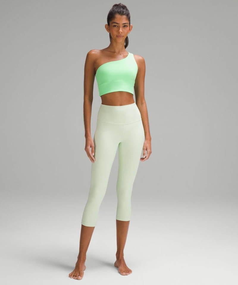 Lululemon Align™ Asymmetrical Bra Light Support, A/B Cup Sport BH Dam Turkos Sverige | JTCHBF504