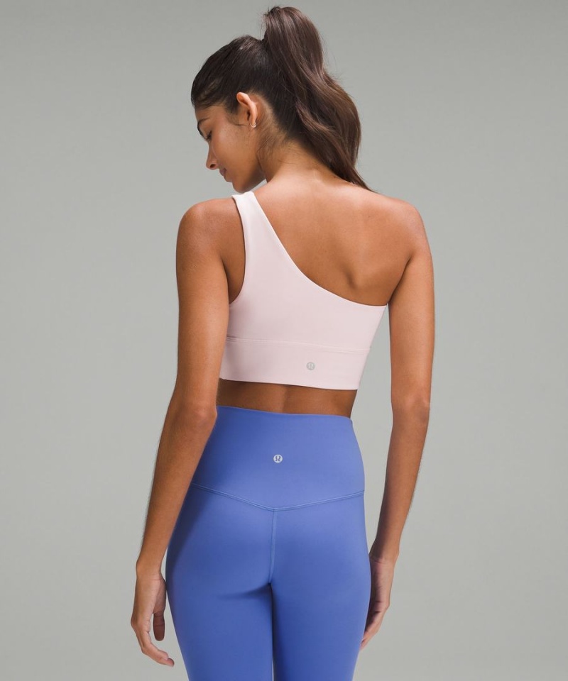 Lululemon Align™ Asymmetrical Bra Light Support, A/B Cup Sport BH Dam Rosa Sverige | GOEFXM942