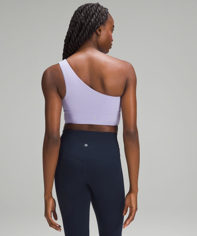 Lululemon Align™ Asymmetrical Bra Light Support, C/D Cup Sport BH Dam Lila Sverige | AMBXPN647