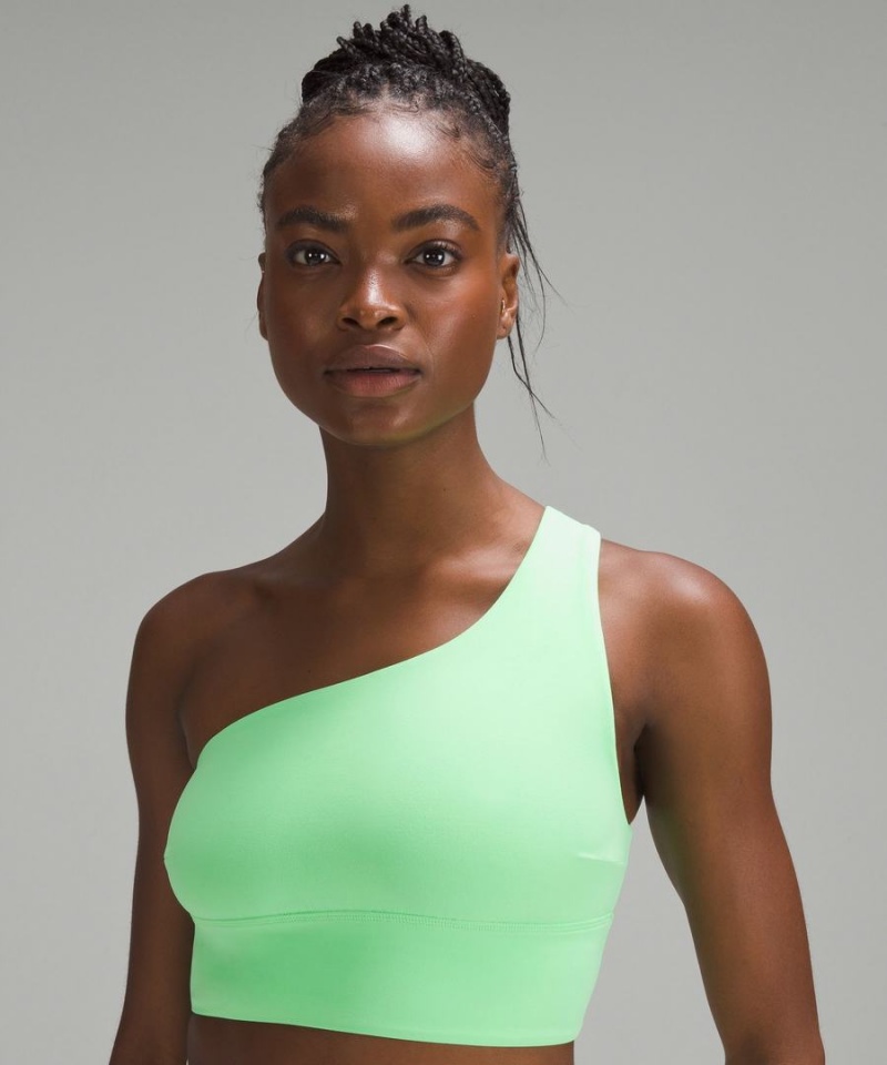 Lululemon Align™ Asymmetrical Bra Light Support, C/D Cup Sport BH Dam Turkos Sverige | TMDYHX285