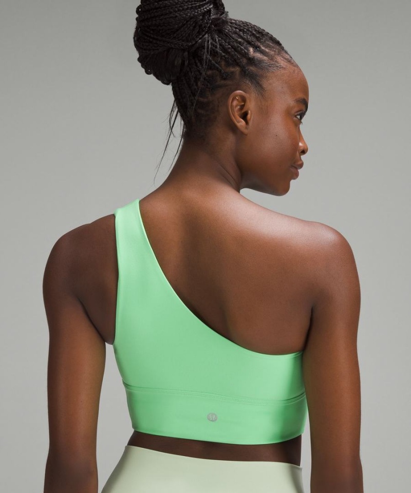 Lululemon Align™ Asymmetrical Bra Light Support, C/D Cup Sport BH Dam Turkos Sverige | TMDYHX285