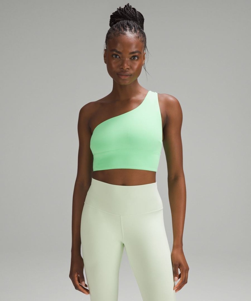 Lululemon Align™ Asymmetrical Bra Light Support, C/D Cup Sport BH Dam Turkos Sverige | TMDYHX285