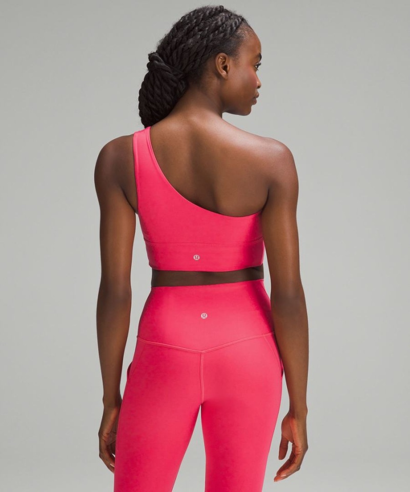 Lululemon Align™ Asymmetrical Bra Light Support, C/D Cup Sport BH Dam Röda Sverige | LAVZRS679