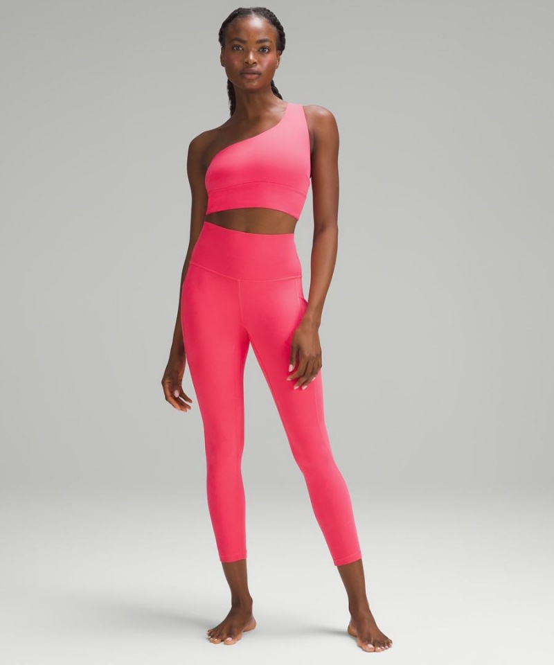 Lululemon Align™ Asymmetrical Bra Light Support, C/D Cup Sport BH Dam Röda Sverige | LAVZRS679