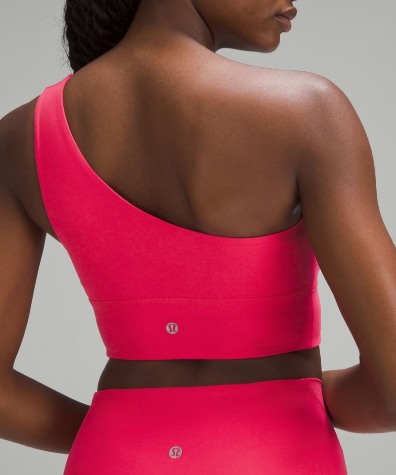Lululemon Align™ Asymmetrical Bra Light Support, C/D Cup Sport BH Dam Röda Sverige | LAVZRS679