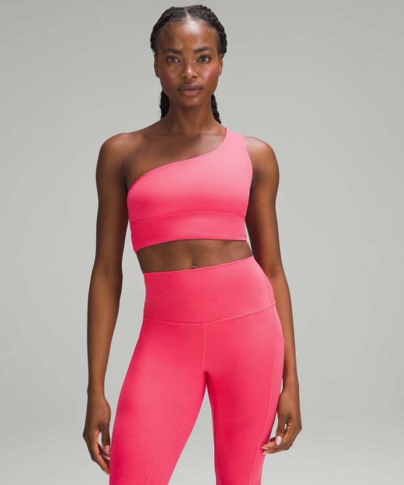 Lululemon Align™ Asymmetrical Bra Light Support, C/D Cup Sport BH Dam Röda Sverige | LAVZRS679