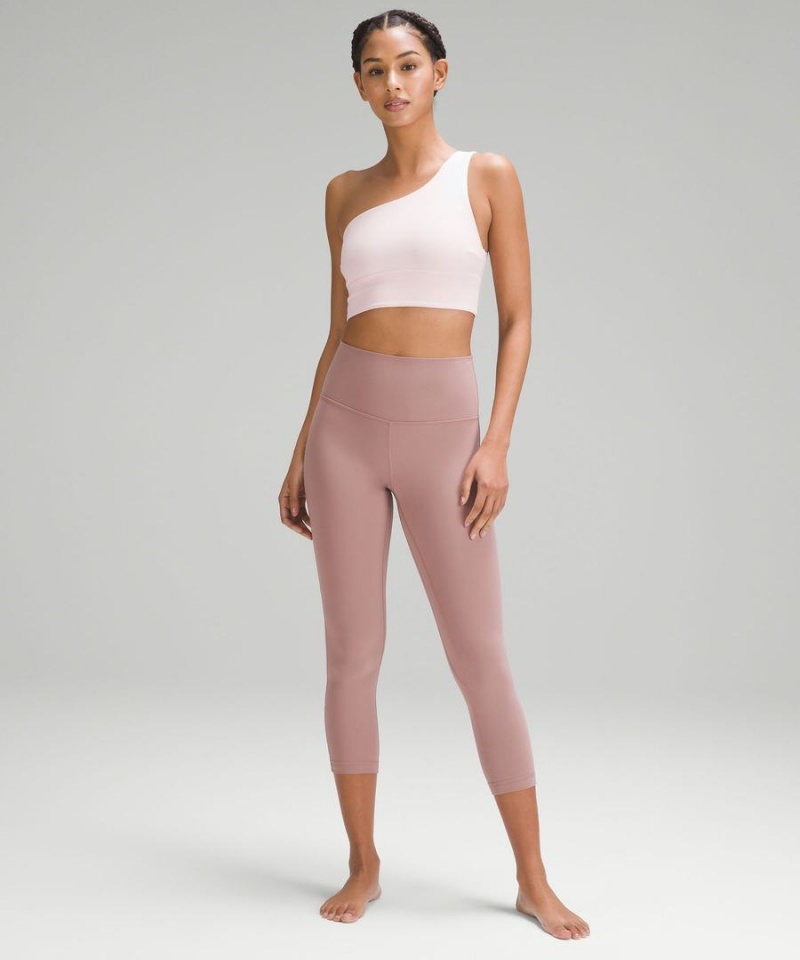 Lululemon Align™ Asymmetrical Bra Light Support, C/D Cup Sport BH Dam Rosa Sverige | FZQGTJ703