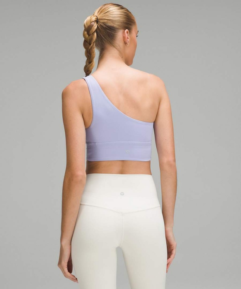 Lululemon Align™ Asymmetrical Bra Light Support, A/B Cup Sport BH Dam Lila Sverige | MQBLJZ021