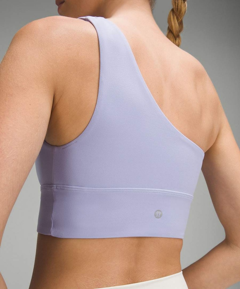 Lululemon Align™ Asymmetrical Bra Light Support, A/B Cup Sport BH Dam Lila Sverige | MQBLJZ021
