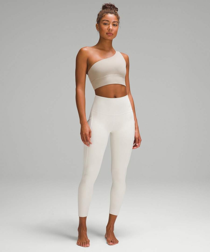 Lululemon Align™ Asymmetrical Bra Light Support, A/B Cup Sport BH Dam Grå Sverige | AMHDSU927