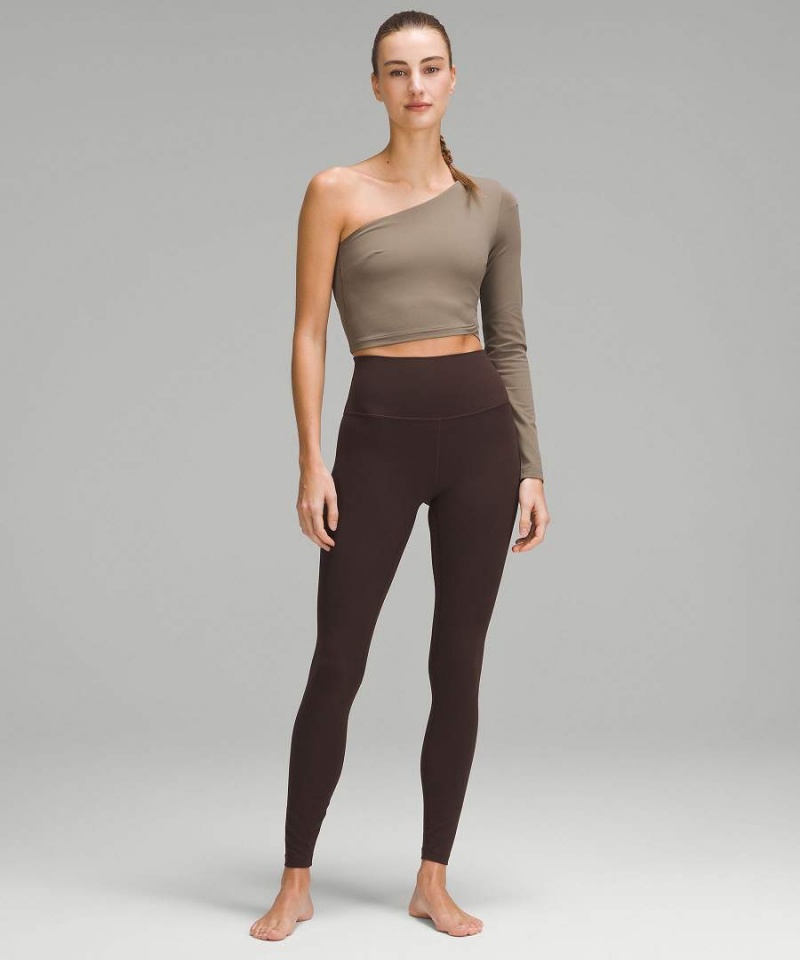Lululemon Align™ Asymmetrical Långärmad Tröja Dam Grå Sverige | IOPXFA812