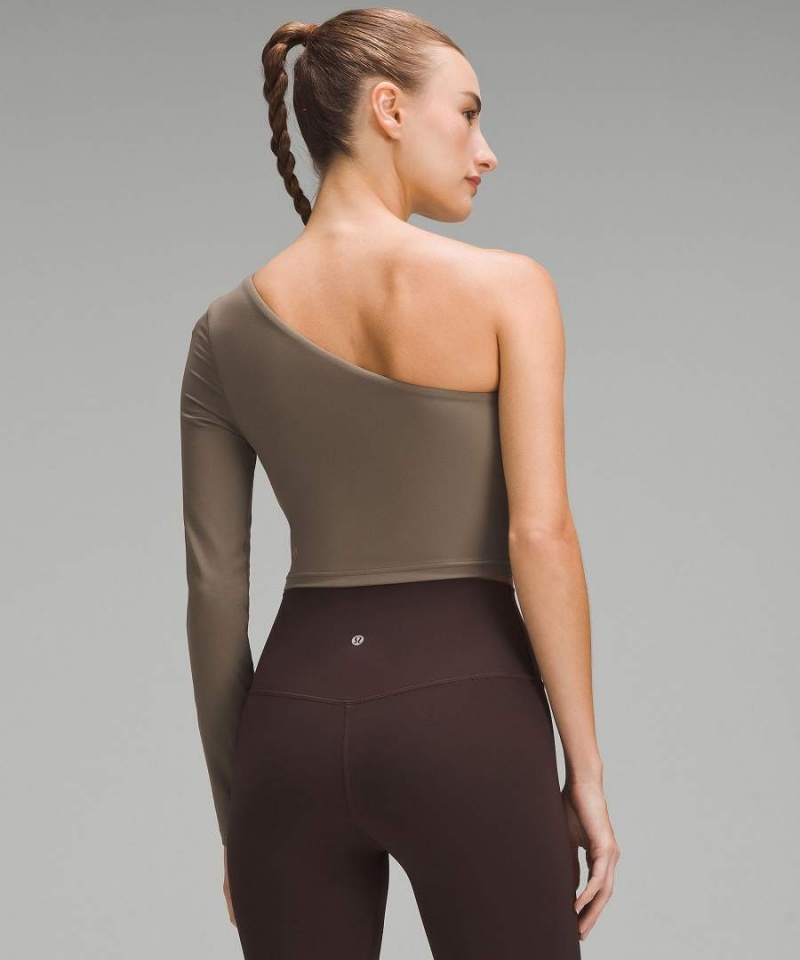Lululemon Align™ Asymmetrical Långärmad Tröja Dam Grå Sverige | IOPXFA812