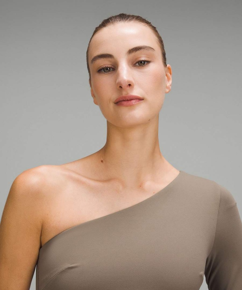 Lululemon Align™ Asymmetrical Långärmad Tröja Dam Grå Sverige | IOPXFA812