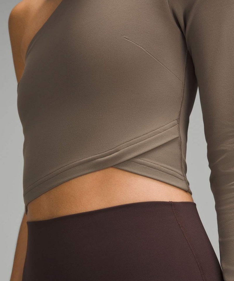 Lululemon Align™ Asymmetrical Långärmad Tröja Dam Grå Sverige | IOPXFA812