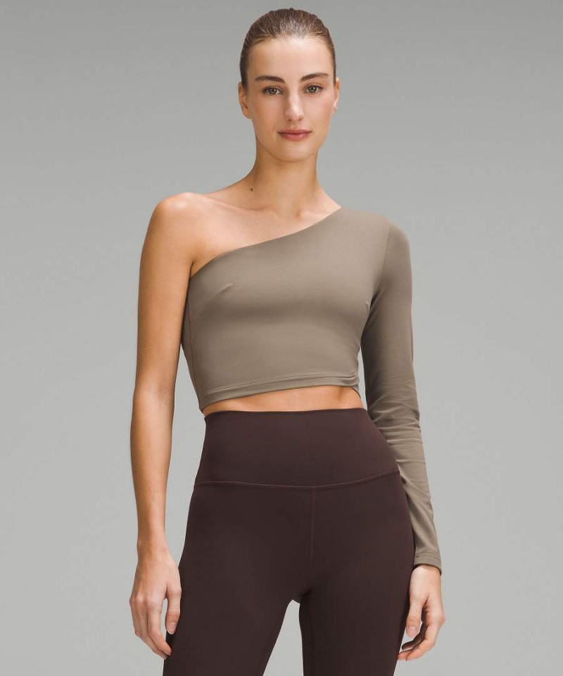 Lululemon Align™ Asymmetrical Långärmad Tröja Dam Grå Sverige | IOPXFA812