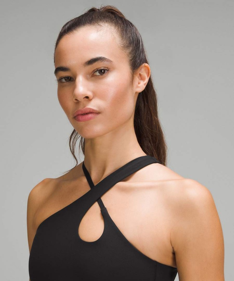 Lululemon Align™ Cross-Rem Linne Dam Svarta Sverige | MJHBZR906