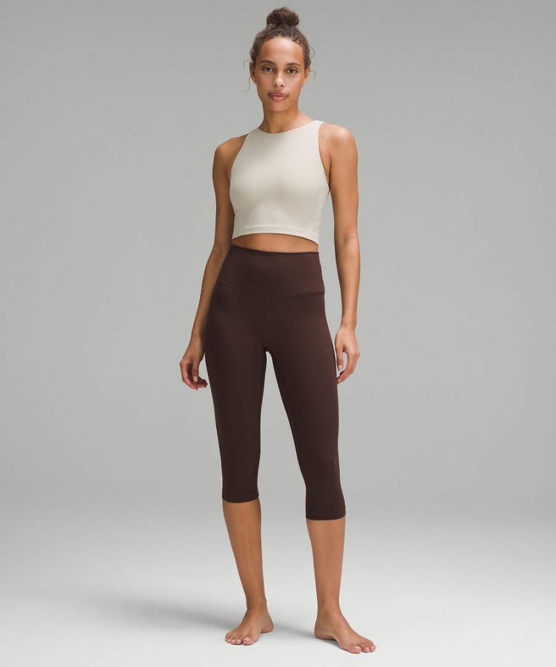 Lululemon Align™ High-Neck Linne Dam Beige Sverige | HMSBKP042