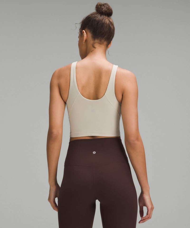 Lululemon Align™ High-Neck Linne Dam Beige Sverige | HMSBKP042