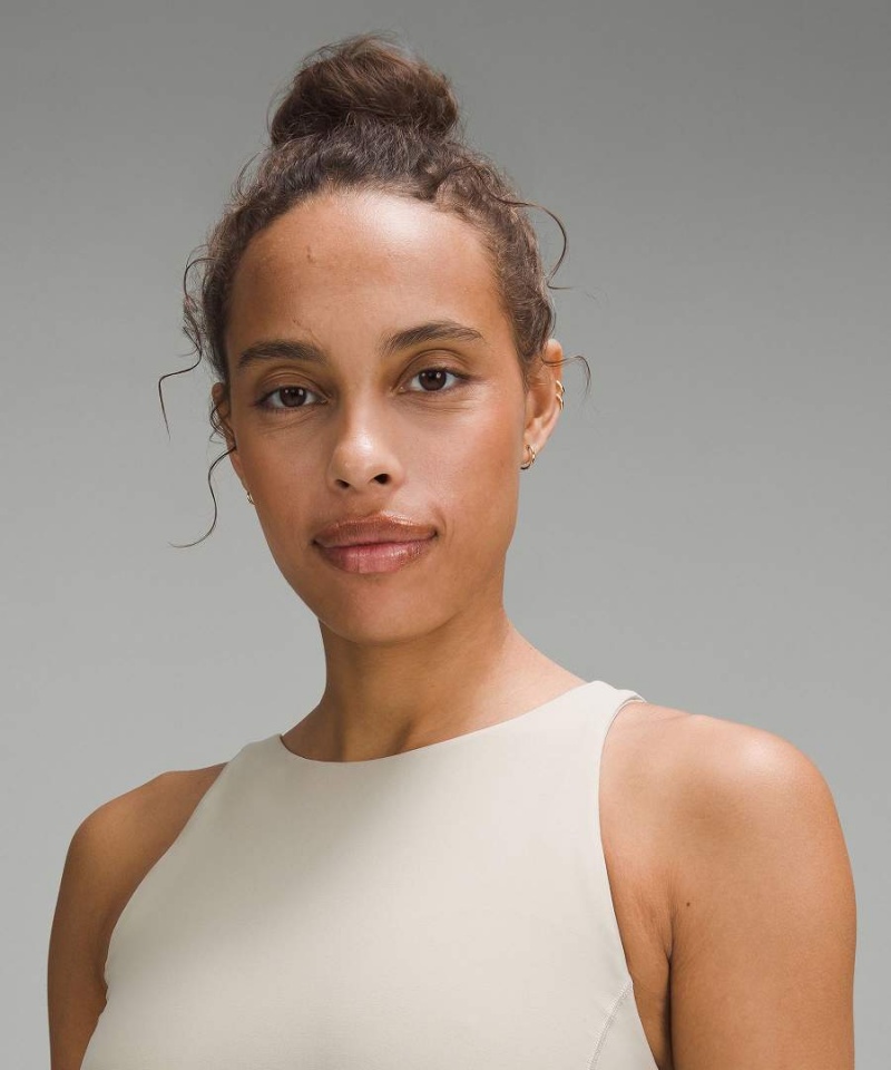 Lululemon Align™ High-Neck Linne Dam Beige Sverige | HMSBKP042