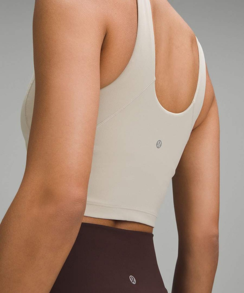Lululemon Align™ High-Neck Linne Dam Beige Sverige | HMSBKP042