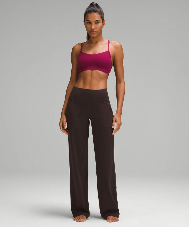 Lululemon Align™ High-Rise Breda-Leg Höga Byxor Dam Svarta Sverige | WGSLHR189