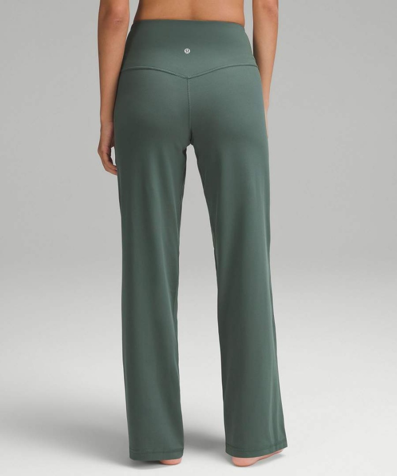 Lululemon Align™ High-Rise Breda-Leg Korta Tights Dam Mörkgröna Sverige | GPRHWT738
