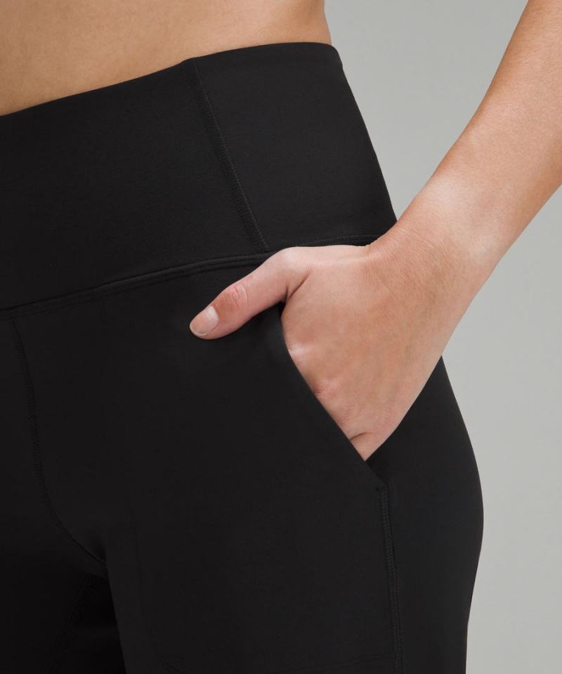 Lululemon Align™ High-Rise Breda-Leg Korta Tights Dam Svarta Sverige | IRCAEV465