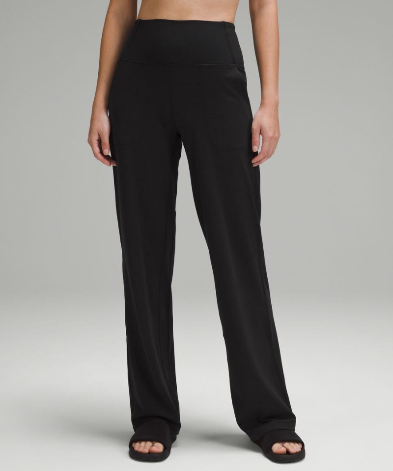 Lululemon Align™ High-Rise Breda-Leg Korta Tights Dam Svarta Sverige | IRCAEV465