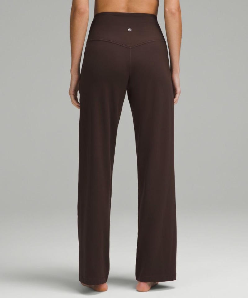 Lululemon Align™ High-Rise Breda-Leg Regular Tights Dam Choklad Sverige | XKFMQW064