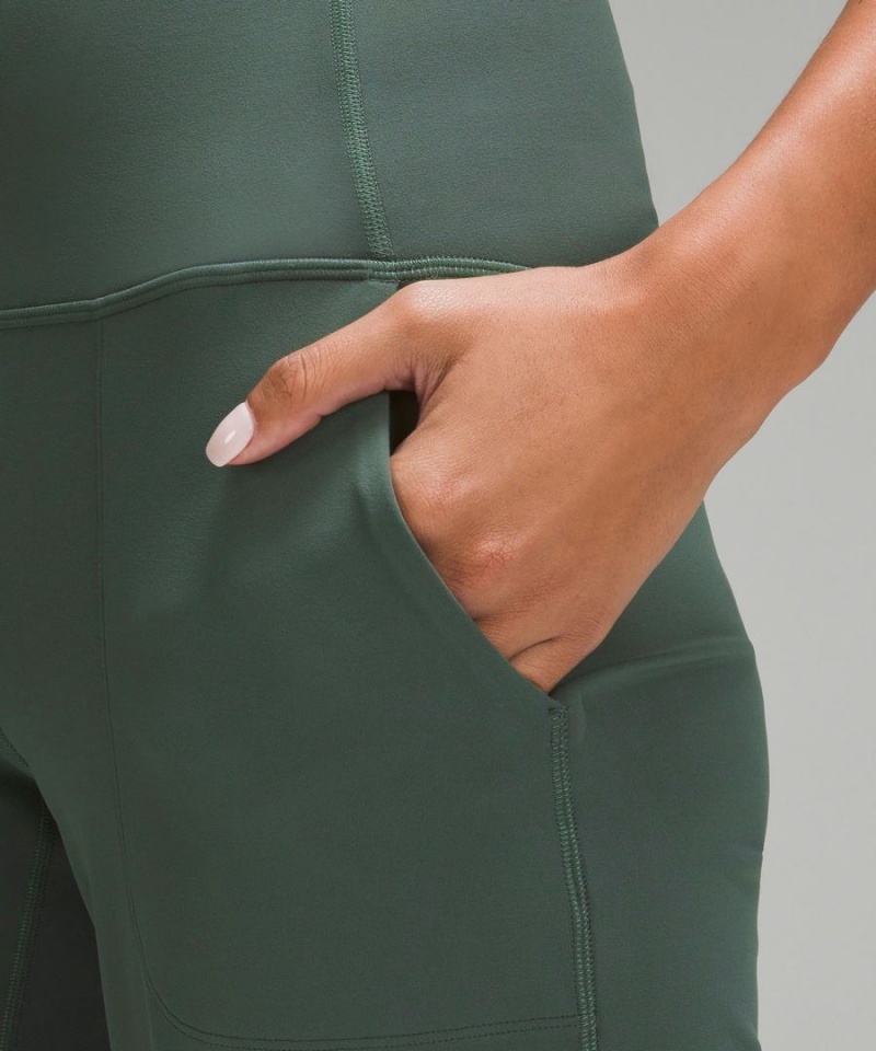Lululemon Align™ High-Rise Breda-Leg Regular Tights Dam Mörkgröna Sverige | CSKVQJ079