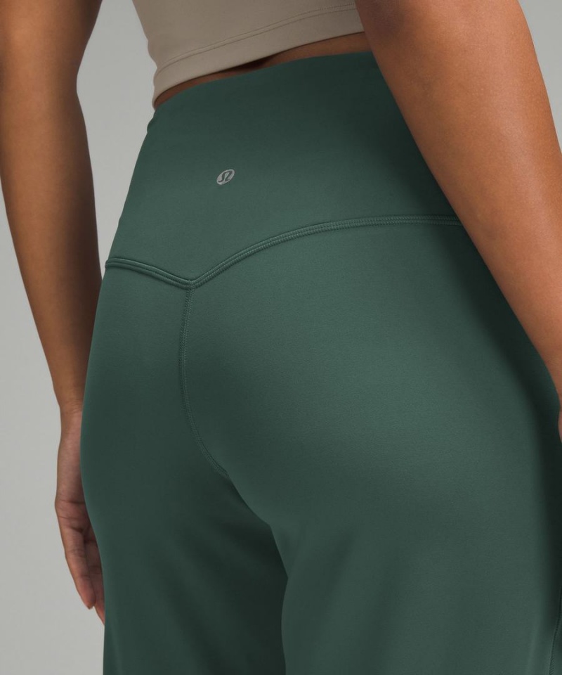 Lululemon Align™ High-Rise Breda-Leg Regular Tights Dam Mörkgröna Sverige | CSKVQJ079