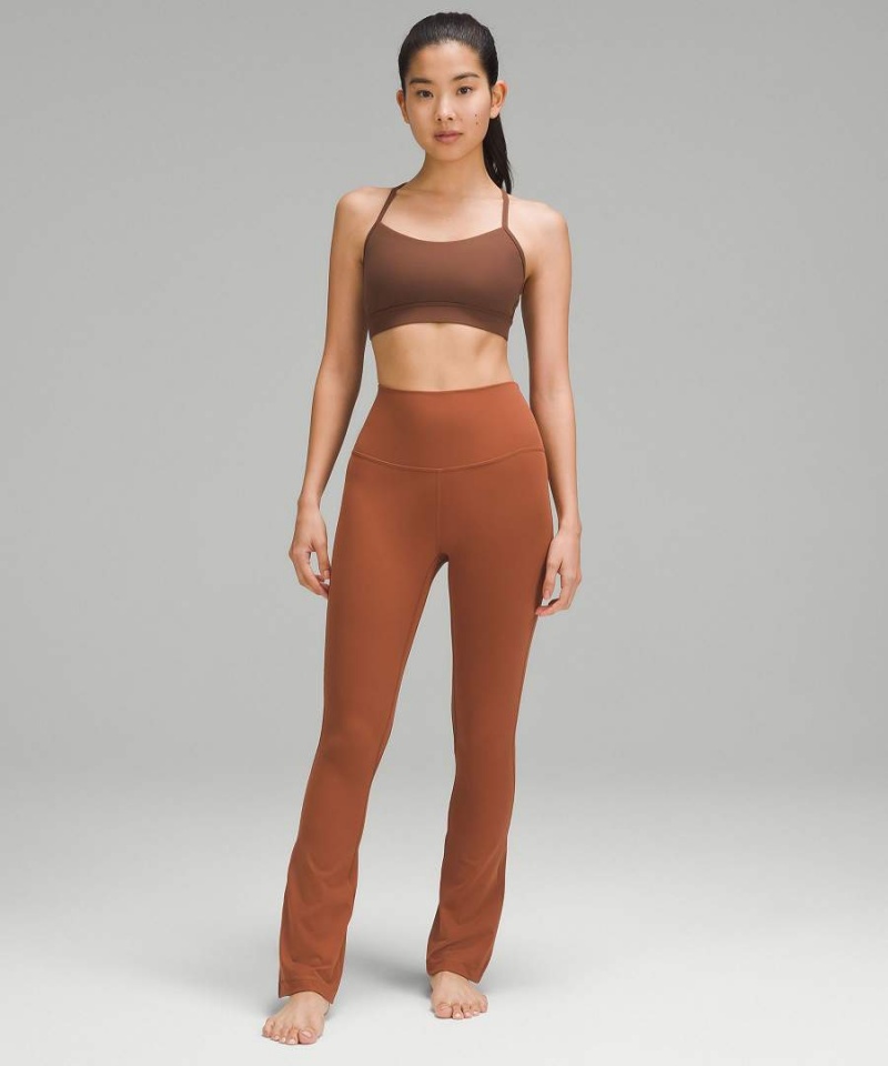 Lululemon Align™ High-Rise Mini-Flared Extra Korta Tights Dam Bruna Sverige | DLVTUN038