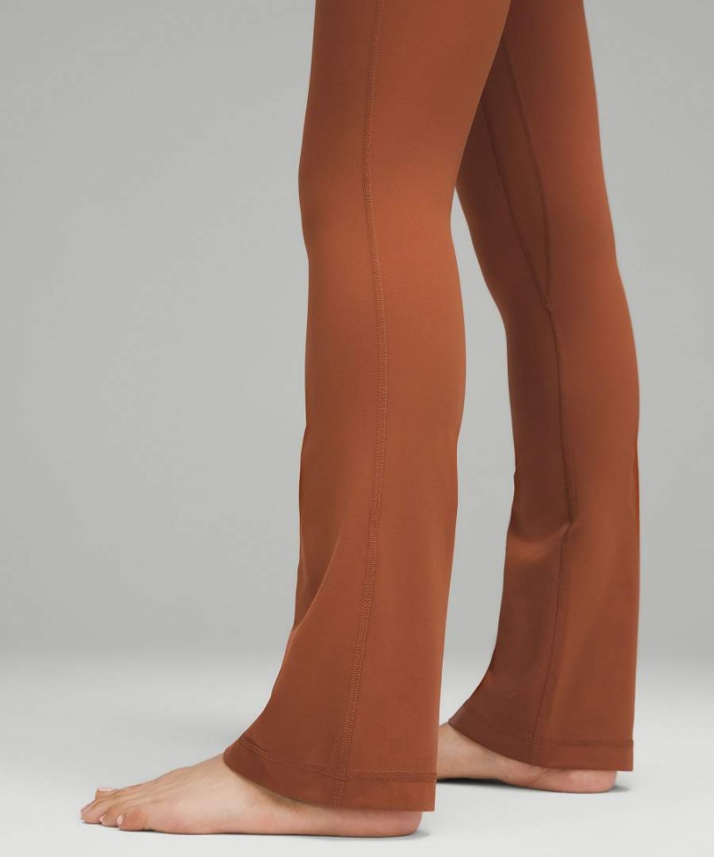 Lululemon Align™ High-Rise Mini-Flared Extra Korta Tights Dam Bruna Sverige | DLVTUN038