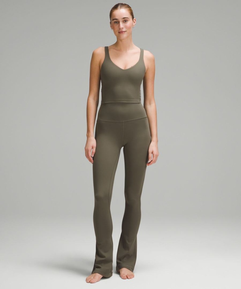 Lululemon Align™ High-Rise Mini-Flared Extra Korta Tights Dam Gröna Sverige | CZDEXB462