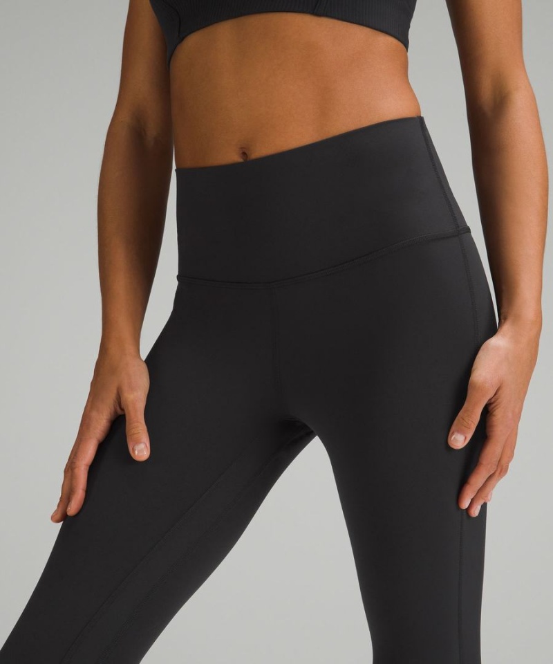 Lululemon Align™ High-Rise Mini-Flared Extra Korta Tights Dam Svarta Sverige | CKJESX134