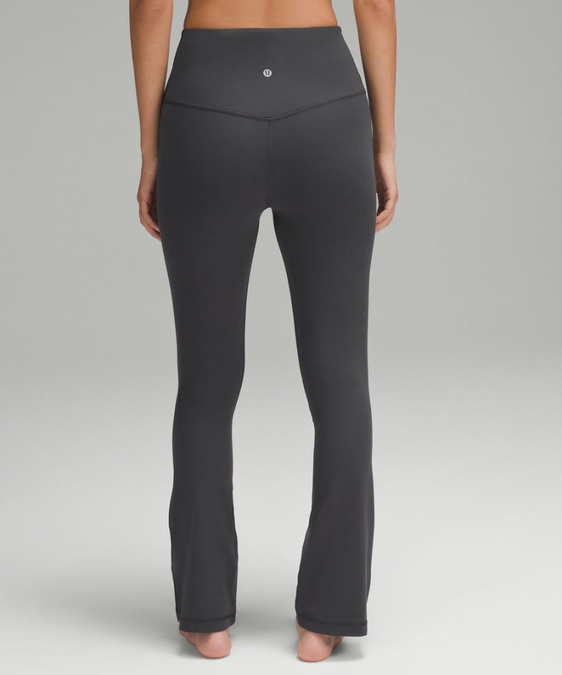 Lululemon Align™ High-Rise Mini-Flared Extra Korta Tights Dam Mörkgrå Sverige | TUHRXA417