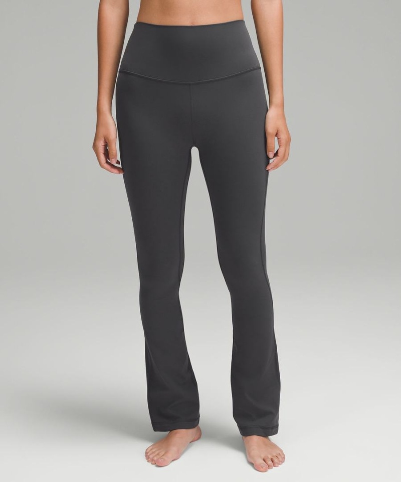 Lululemon Align™ High-Rise Mini-Flared Extra Korta Tights Dam Mörkgrå Sverige | TUHRXA417