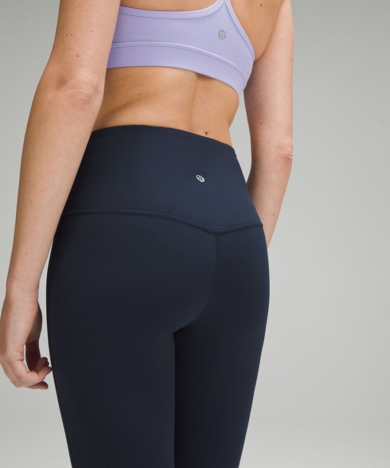 Lululemon Align™ High-Rise Mini-Flared Extra Korta Tights Dam Marinblå Sverige | NRMLTF435
