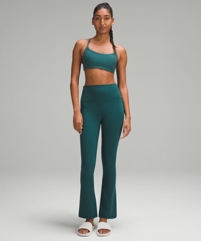 Lululemon Align™ High-Rise Mini-Flared Extra Korta Tights Dam Turkos Sverige | MDYTUK185