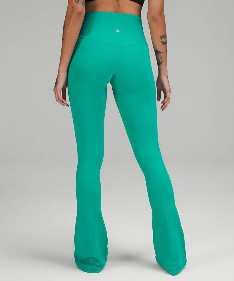 Lululemon Align™ High-Rise Mini-Flared Regular Tights Dam Gröna Sverige | ZLYMRG062