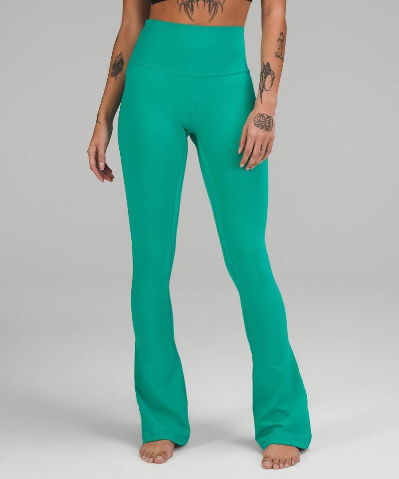 Lululemon Align™ High-Rise Mini-Flared Regular Tights Dam Gröna Sverige | ZLYMRG062
