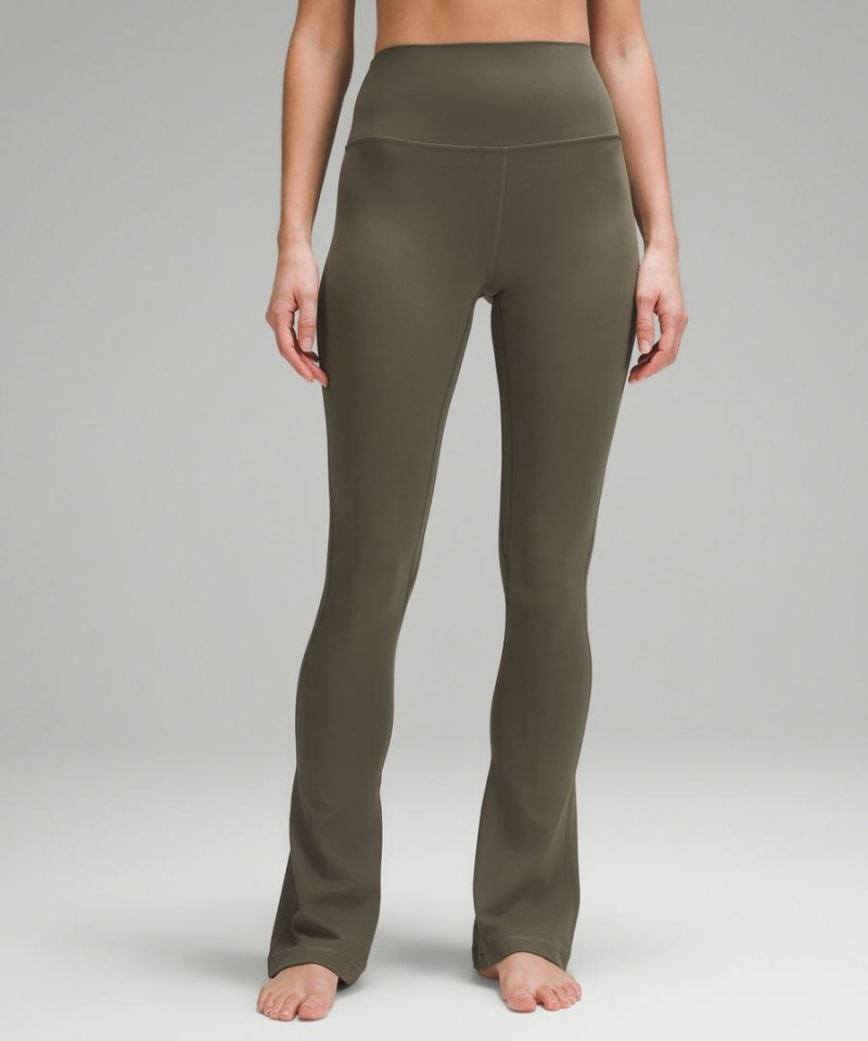 Lululemon Align™ High-Rise Mini-Flared Regular Tights Dam Gröna Sverige | QJIUVP139