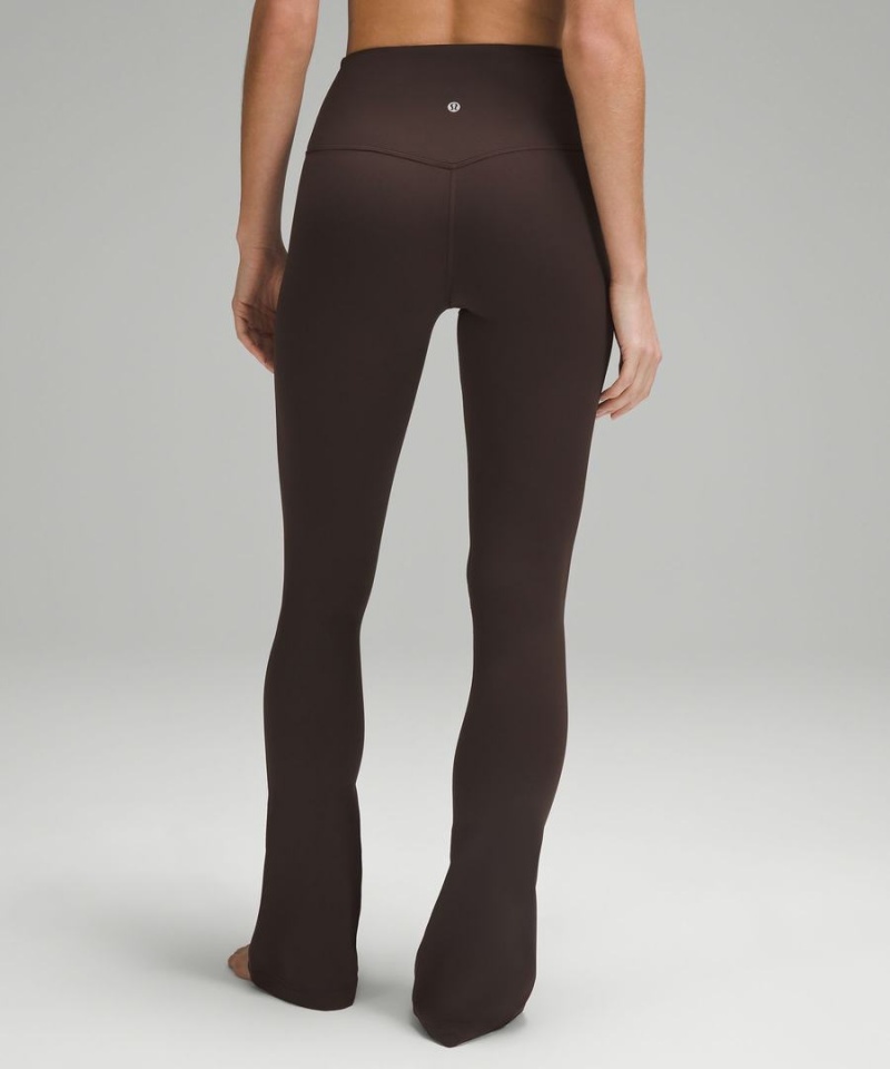Lululemon Align™ High-Rise Mini-Flared Regular Tights Dam Choklad Sverige | LWHNPO140