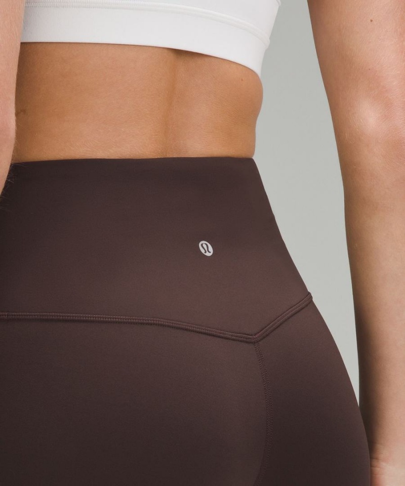 Lululemon Align™ High-Rise Mini-Flared Regular Tights Dam Choklad Sverige | LWHNPO140