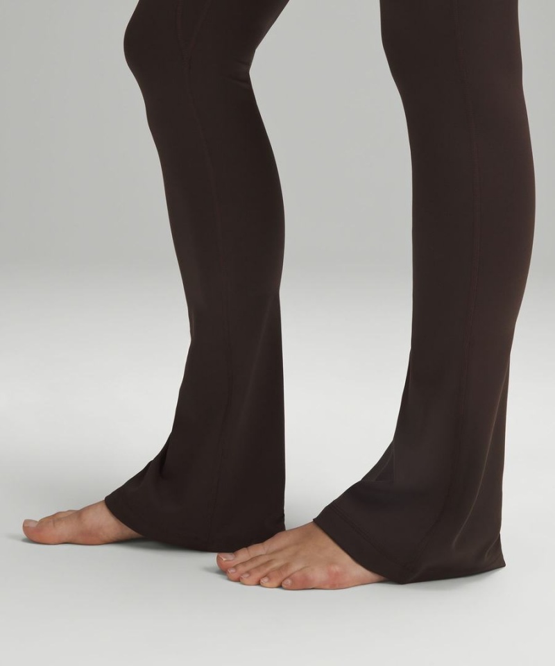 Lululemon Align™ High-Rise Mini-Flared Regular Tights Dam Choklad Sverige | LWHNPO140