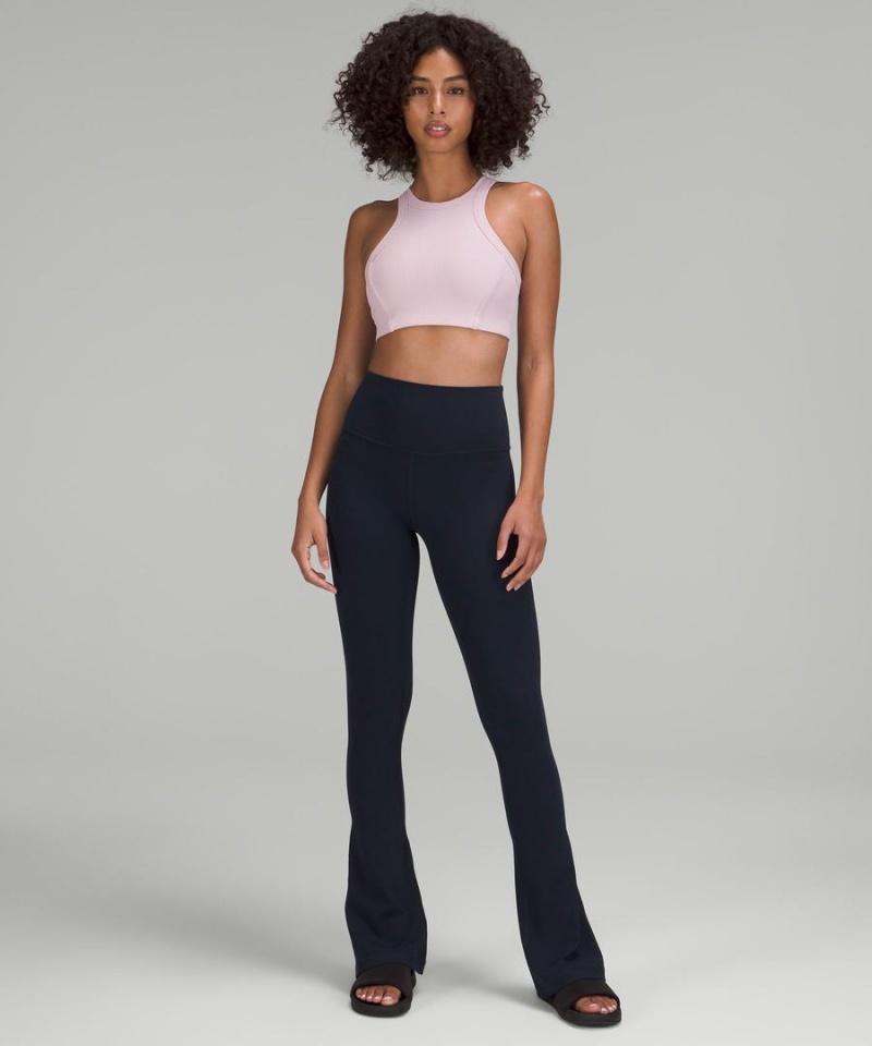 Lululemon Align™ High-Rise Mini-Flared Regular Tights Dam Marinblå Sverige | DTOZAV162